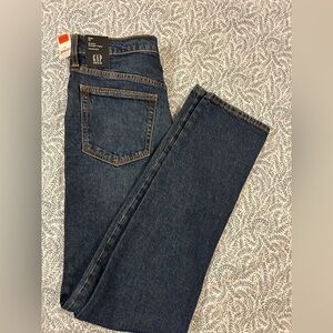 GAP Men's Dark Blue Slim Straight Jeans